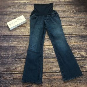 🌀Indigo Blue | Full Band Maternity Jeans